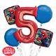 Spider-Man Balloon Bouquet 5pc
